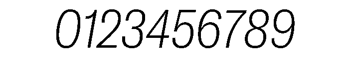 GTAmericaLCGV CondensedThinItalic 2 Font OTHER CHARS