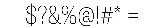 GTAmericaLCGV CondensedUltraLight 2 Font OTHER CHARS