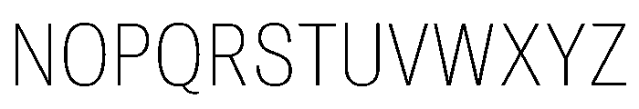 GTAmericaLCGV CondensedUltraLight 2 Font UPPERCASE