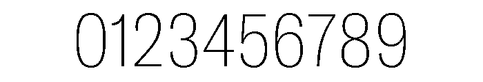 GTAmericaLCGV CondensedUltraLight Font OTHER CHARS