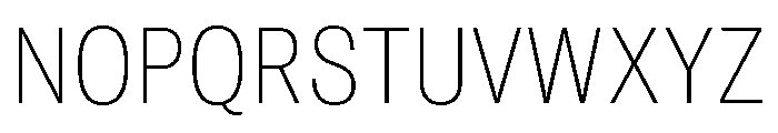 GTAmericaLCGV CondensedUltraLight Font UPPERCASE