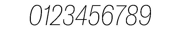 GTAmericaLCGV CondensedUltraLightItalic 2 Font OTHER CHARS