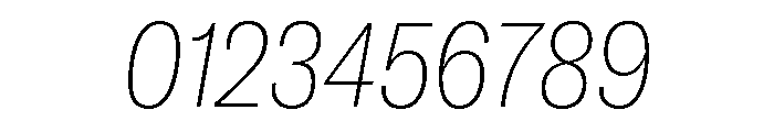 GTAmericaLCGV CondensedUltraLightItalic Font OTHER CHARS