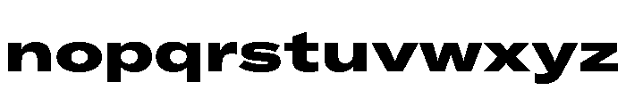 GTAmericaLCGV ExpandedBlack 2 Font LOWERCASE