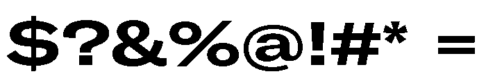 GTAmericaLCGV ExpandedBold 2 Font OTHER CHARS