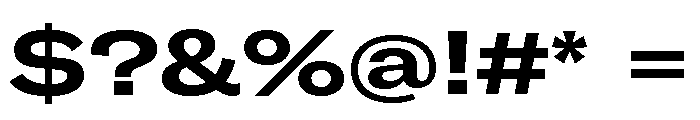 GTAmericaLCGV ExpandedBold Font OTHER CHARS