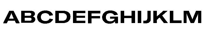 GTAmericaLCGV ExpandedBold Font UPPERCASE
