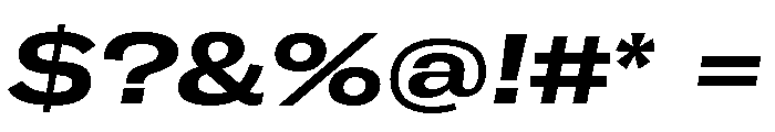 GTAmericaLCGV ExpandedBoldItalic 2 Font OTHER CHARS