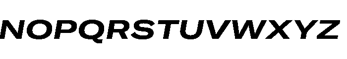 GTAmericaLCGV ExpandedBoldItalic Font UPPERCASE
