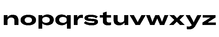 GTAmericaLCGV ExpandedBold Font LOWERCASE