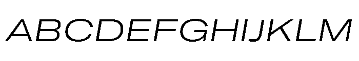 GTAmericaLCGV ExpandedLightItalic 2 Font UPPERCASE