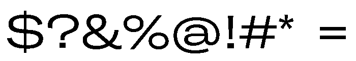 GTAmericaLCGV ExpandedRegular 2 Font OTHER CHARS