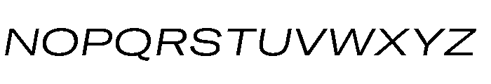 GTAmericaLCGV ExpandedRegularItalic 2 Font UPPERCASE