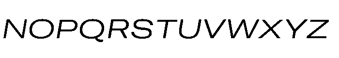 GTAmericaLCGV ExpandedRegularItalic Font UPPERCASE