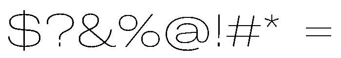 GTAmericaLCGV ExpandedUltraLight 2 Font OTHER CHARS
