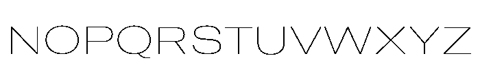 GTAmericaLCGV ExpandedUltraLight 2 Font UPPERCASE