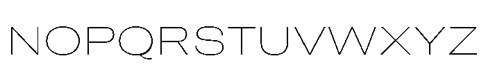 GTAmericaLCGV ExpandedUltraLight Font UPPERCASE