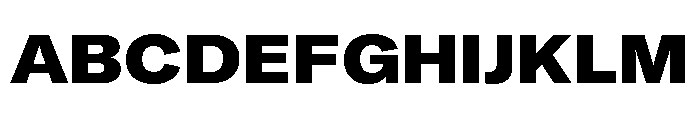 GTAmericaLCGV ExtendedBlack 2 Font UPPERCASE