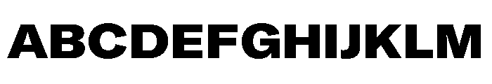 GTAmericaLCGV ExtendedBlack Font UPPERCASE