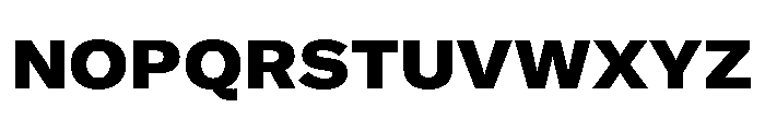 GTAmericaLCGV ExtendedBlack Font UPPERCASE