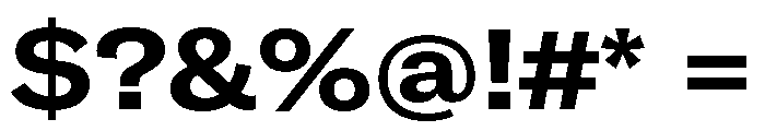 GTAmericaLCGV ExtendedBold 2 Font OTHER CHARS