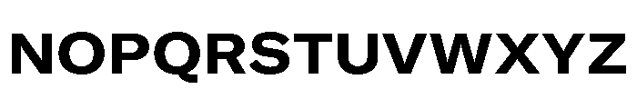 GTAmericaLCGV ExtendedBold 2 Font UPPERCASE