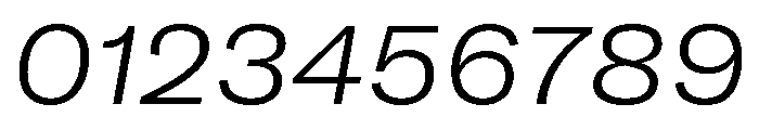 GTAmericaLCGV ExtendedLightItalic Font OTHER CHARS