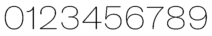 GTAmericaLCGV ExtendedUltraLight Font OTHER CHARS