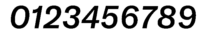 GTAmericaLCGV MediumItalic 2 Font OTHER CHARS