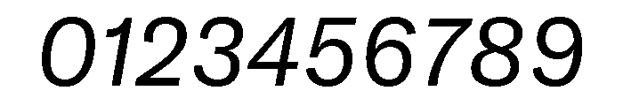 GTAmericaLCGV RegularItalic 2 Font OTHER CHARS