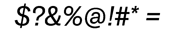 GTAmericaLCGV RegularItalic 2 Font OTHER CHARS