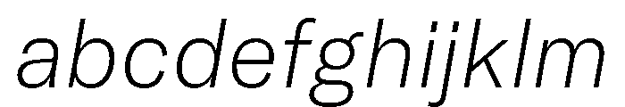 GTAmericaLCGV ThinItalic FONT
