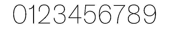 GTAmericaLCGV UltraLight Font OTHER CHARS
