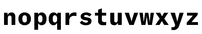 GTAmericaMonoLCGV Bold Font LOWERCASE
