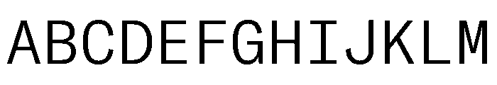 GTAmericaMonoLCGV Light Font UPPERCASE