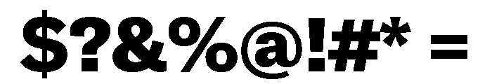 GTAmericaThaiLooped Black Font OTHER CHARS