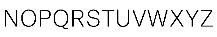 GTAmericaThaiLooped Thin 2 Font UPPERCASE