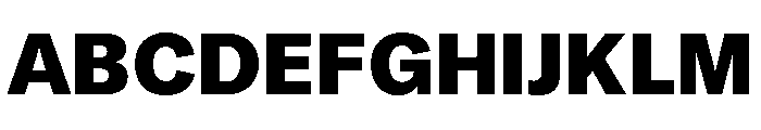 GTAmericaThaiLoopless Black Font UPPERCASE