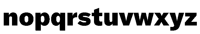 GTAmericaThaiLoopless Black Font LOWERCASE