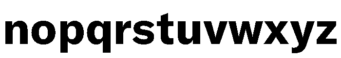 GTAmericaThaiLoopless Bold Font LOWERCASE