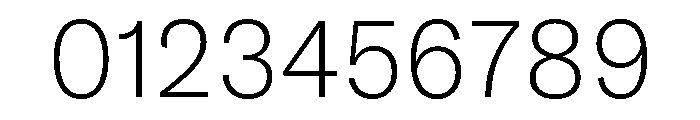 GTAmericaThaiLoopless Thin Font OTHER CHARS