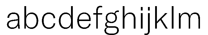 GTAmericaThaiLoopless Thin FONT