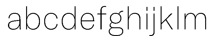 GTAmericaThaiLoopless UltraLight FONT