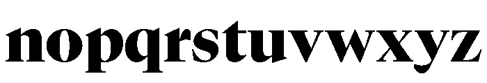 GTCanon LBlack 2 Font LOWERCASE