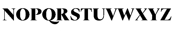 GTCanon LBlack Font UPPERCASE