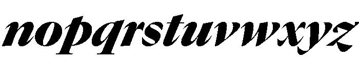 GTCanon LBlackItalic Font LOWERCASE