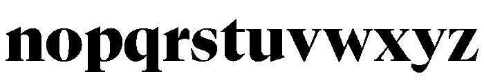 GTCanon LBlack Font LOWERCASE