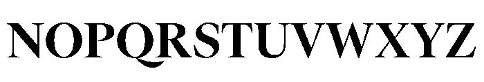GTCanon LBold Font UPPERCASE