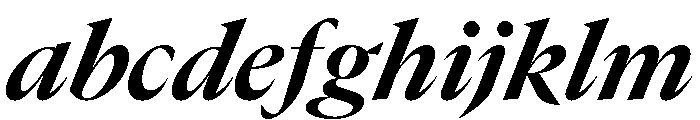 GTCanon LBoldItalic FONT