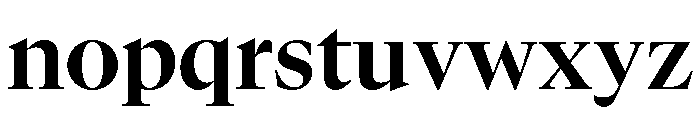 GTCanon LBold Font LOWERCASE